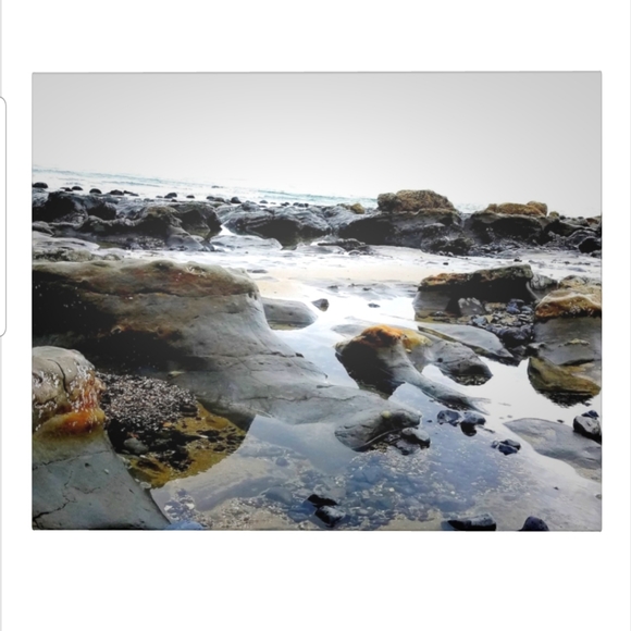 ShanRiLa Other - Rocky Reflections Coastal Photography Print